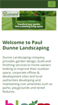 Mobile Screenshot of pauldunnelandscaping.com